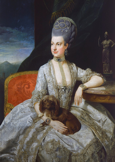 Marie-Christine de Habsbourg-Lorraine - Gouvernante des Pays-Bas – par Johann Zoffany - 1776